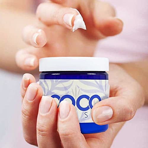 Coco Bliss Natural Coconut Oil Lubricant, Intimate Moisturizer, Lube for Him and Her, Personal Massage Oil, Silky Smooth Moisturizer with Vanilla Extract and Almond Oil, 4 Fl Oz
